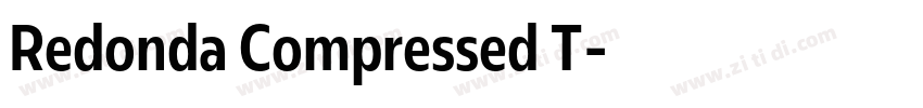 Redonda Compressed T字体转换
